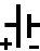 Not a link but Circuit diagram of a cell anotated with positive and negative sides. the negative is the longer line and the positive the shorted line.